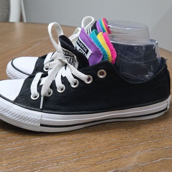 Converse CTAS Chuck Taylor All Star Lo Multi Tongue Sneaker, Unisex 7W/5M - Picture 2 of 12